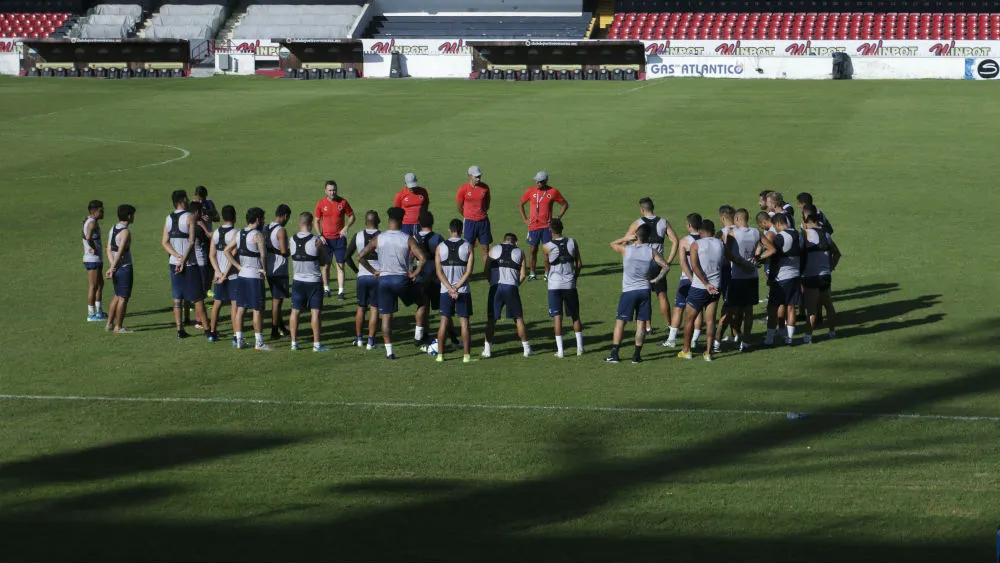 Veracruz durante un entrenamiento