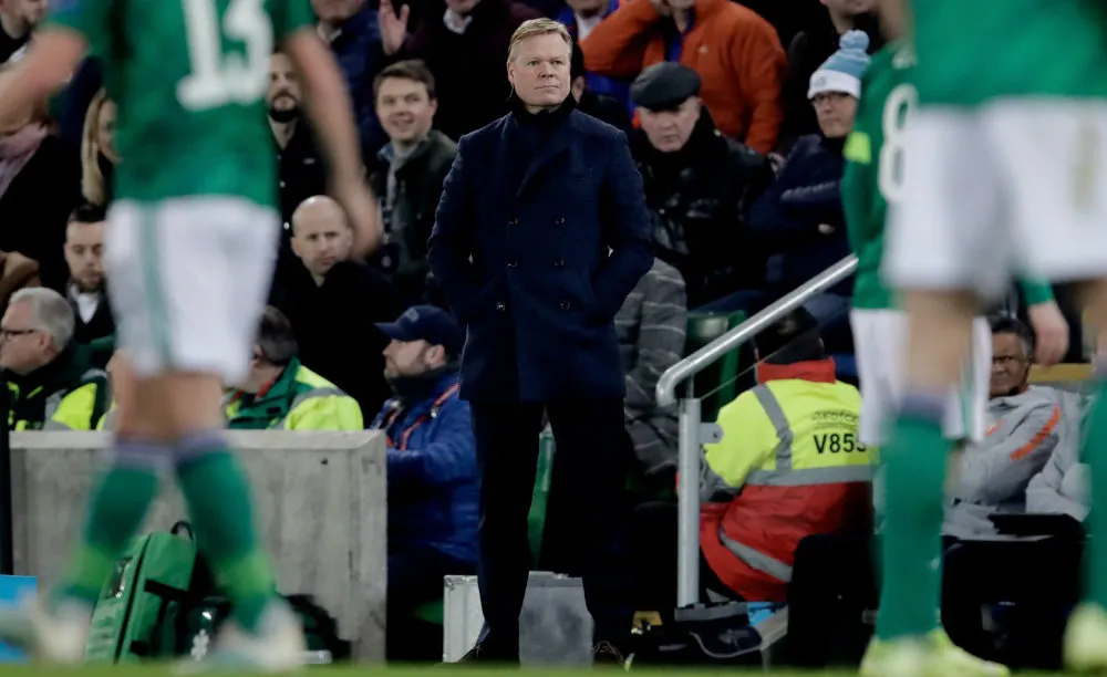TWITTER @RONALDKOEMAN Ronald Koeman durante un partido con Holanda