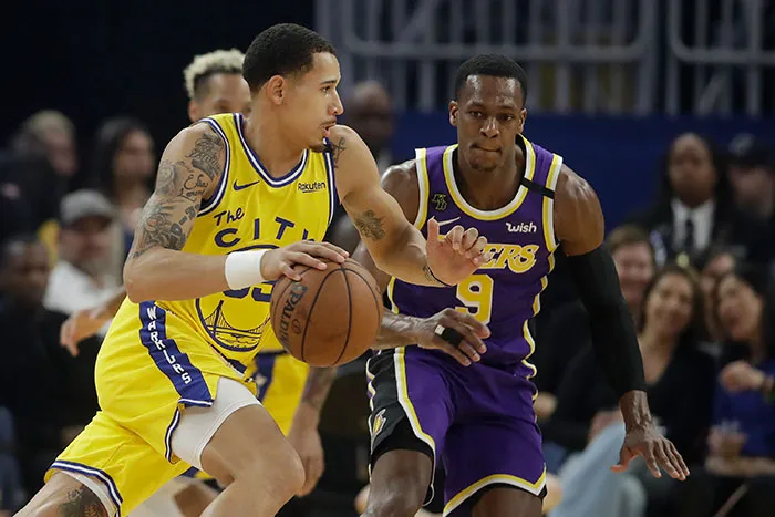 AP Toscano, en un partido de Golden State