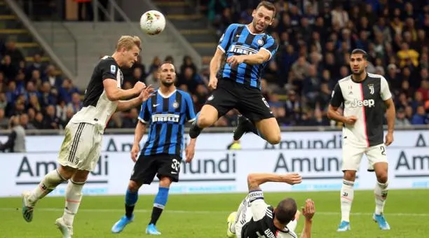 Acción del Inter vs Juventus