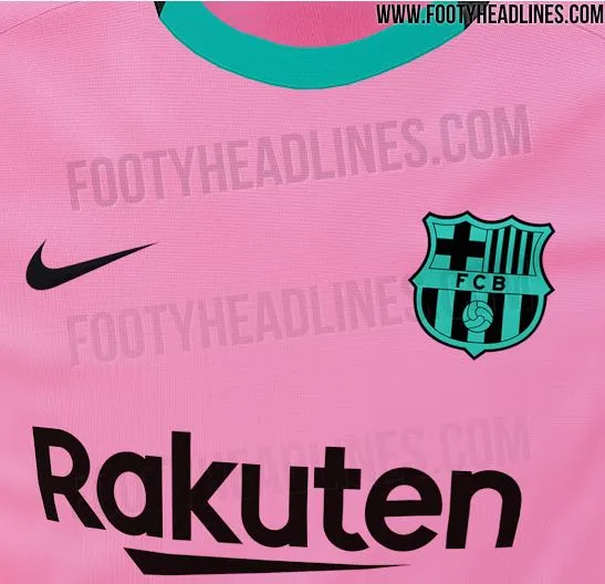 ESPECIAL Detalles de la elástica rosa que utilizarían los Culés