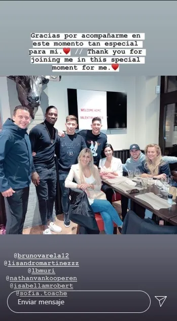 Edson Álvarez, compartió el emotivo momento