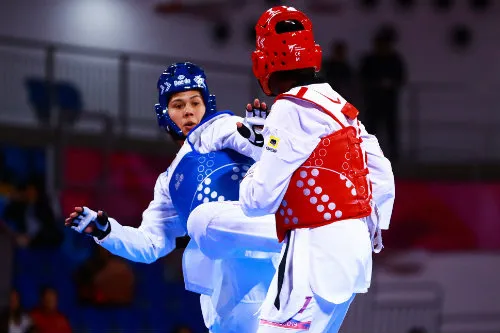 Acosta en un combate en Lima 2019