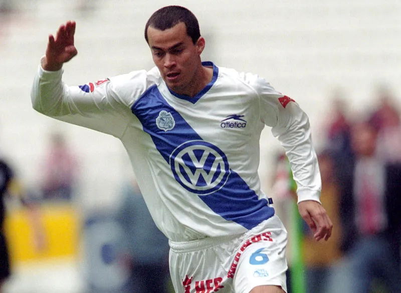 Kaviedes en su breve paso por Puebla en el 2000