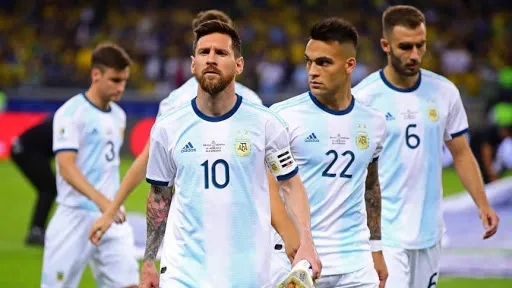 EFE Selección de Argentina en partido