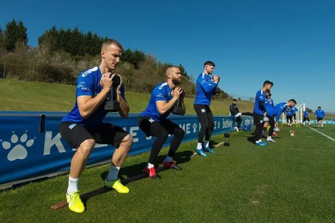 Entrenamiento del Alavés