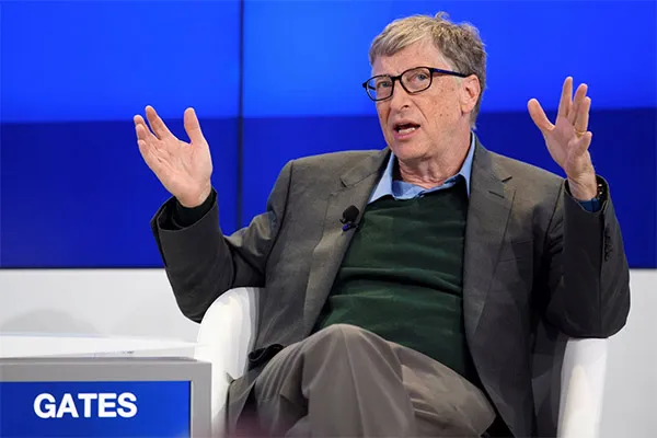 El cofundador de Microsoft durante una conferencia