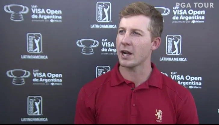 PGATOUR.COM Victor Lange durante una entrevista