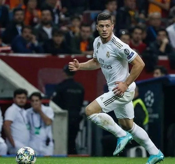 INSTAGRAM @LUKAJOVIC Jovic, en un partido del Real Madrid