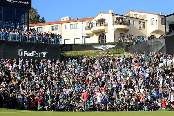 El espectáculo durante un torneo de PGA
