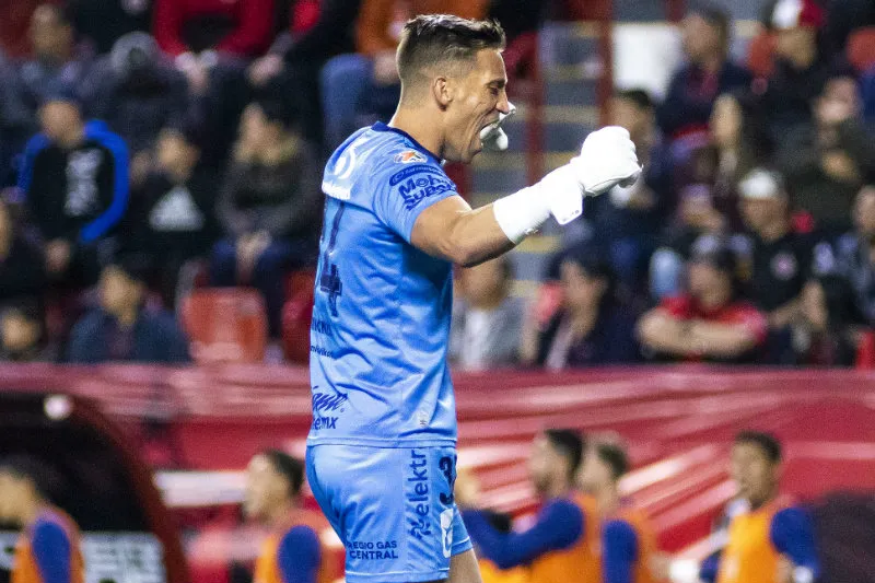 Vikonis en festejo de gol