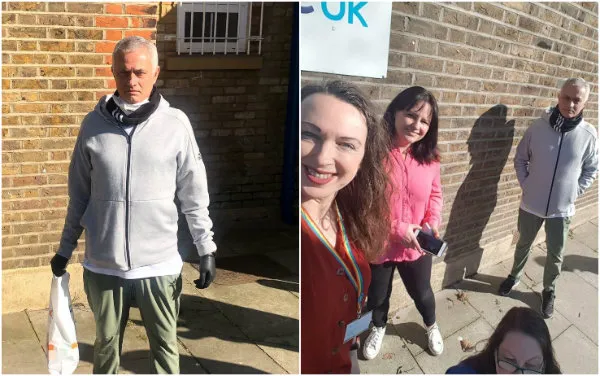 José Mourinho en un gran gesto