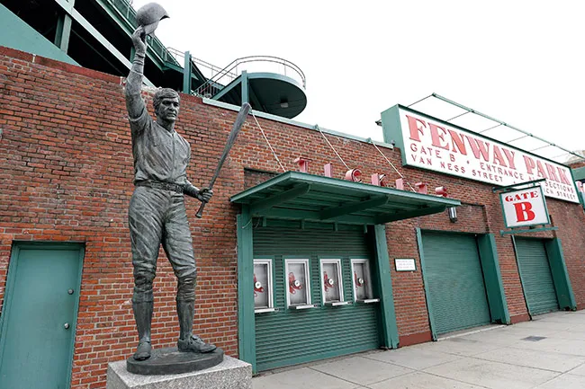 Afueras de Fenway Park, casa de los Boston Red Sox