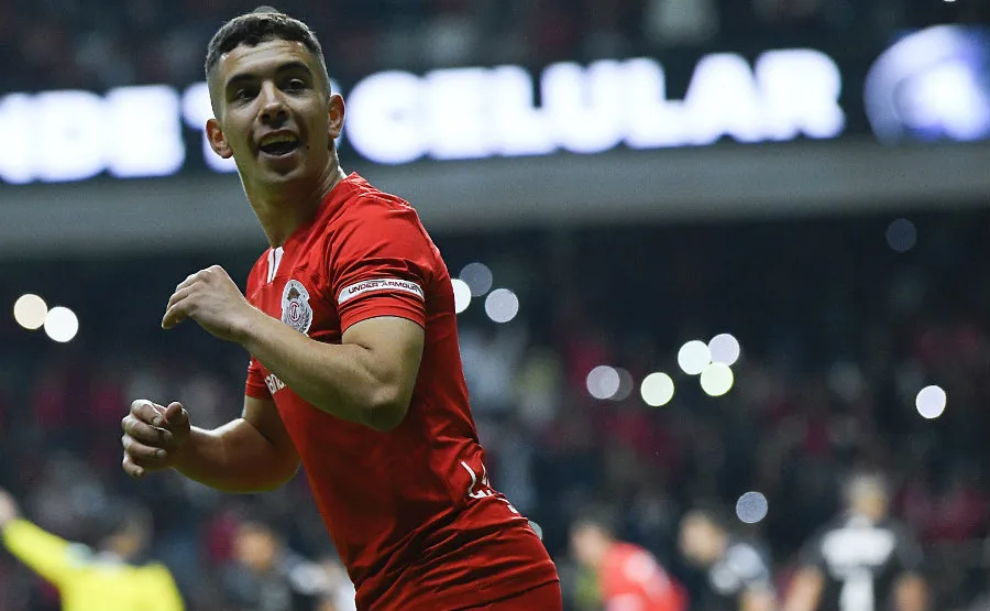IMAGO7 Leo Fernández celebrando un gol con Toluca