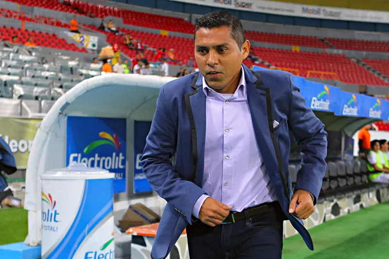 Ramón Morales previo a un duelo de Coras