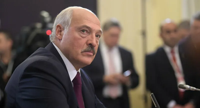 Aleksandr Lukashenko en conferencia de prensa