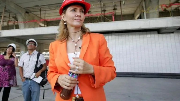 RÉCORD Angélica Fuentes durante un evento