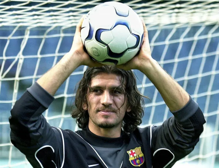 Recber, en su etapa en Barcelona