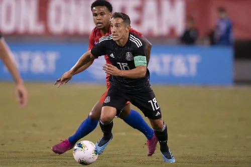 El capitán de la Selección Mexicana durante un partido