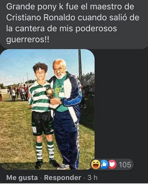 Meme del Pony Ruiz con CR7