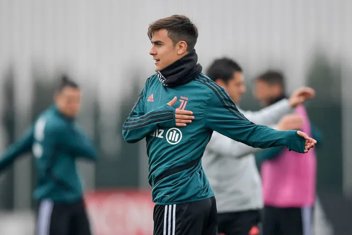 FACEBOOK JUVENTUS Dybala, en un entrenamiento