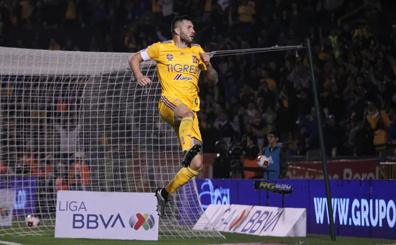IMAGO7 Gignac festeja un gol con Tigres