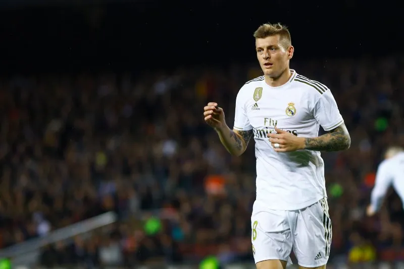 Toni Kroos, en un partido del Real Madrid