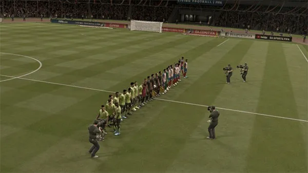 La formación previa al partido