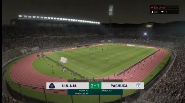 ESPECIAL Acción en el Pumas vs Pachuca de la eLigaMX