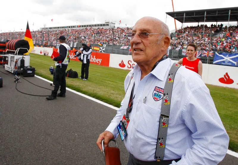 El legendario piloto en el Gran Premio de Gran Bretaña en 2009