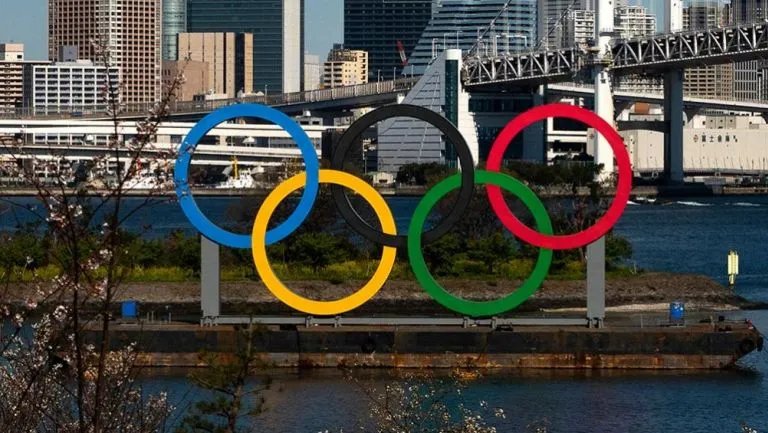 Anillos Olímpicos en Tokio