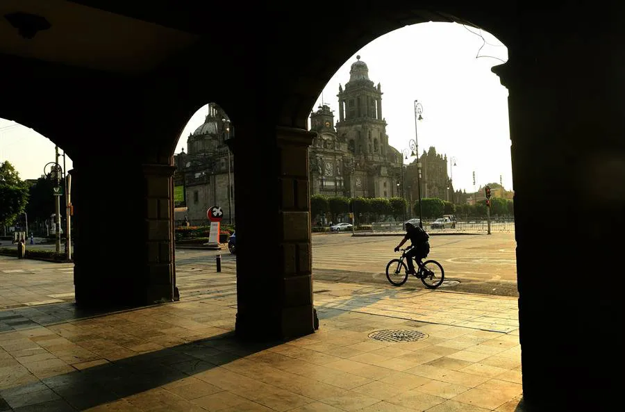 El Centro Histórico de la capital durante el confinamiento