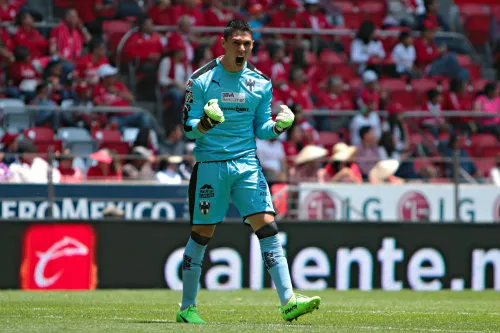 Hugo González cuando jugaba en Monterrey