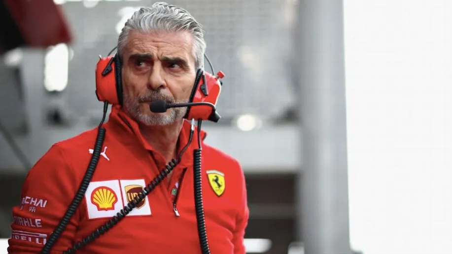 Arrivabene en una carrera de F1