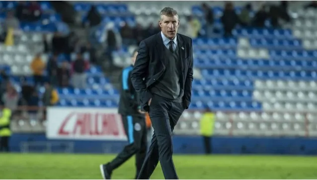 Palermo al final de un partido en el Estadio Huracán de Pachuca