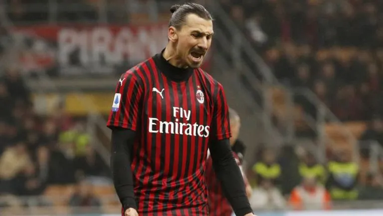 EFE Zlatan durante un duelo con el Milan en Serie A
