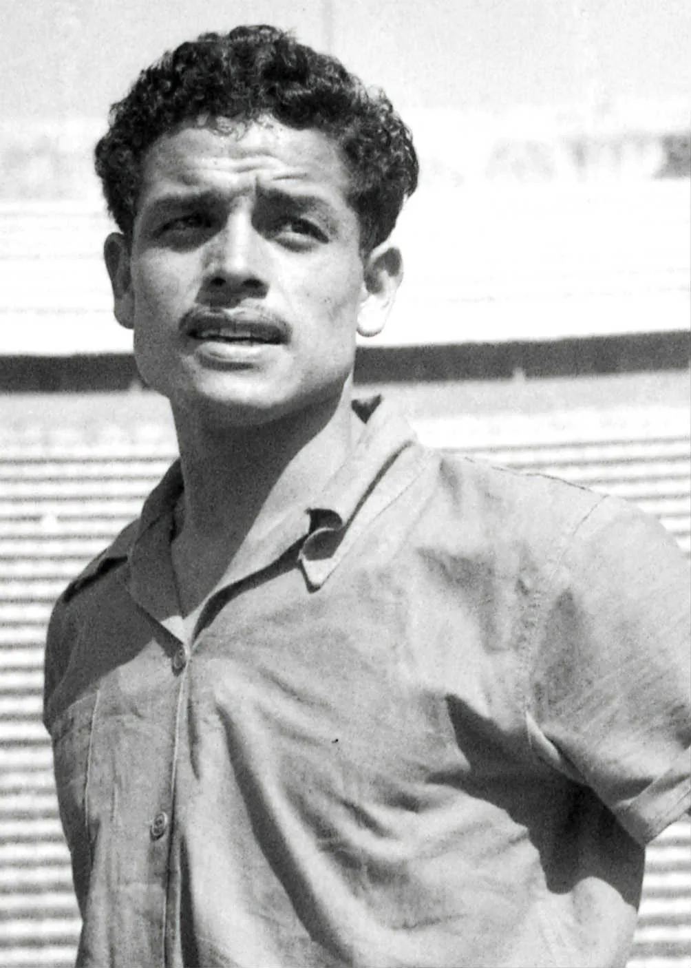 Tomás Balcázar como seleccionado mexicano en el Mundial de Suiza 1954