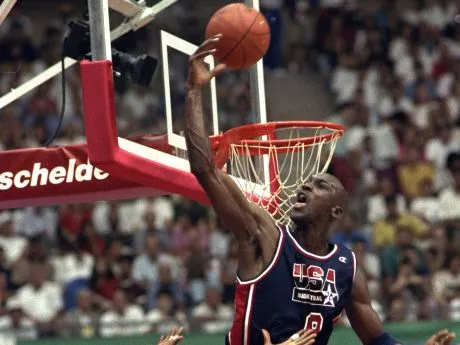 AP Michael Jordan durante unos Juegos Olímpicos