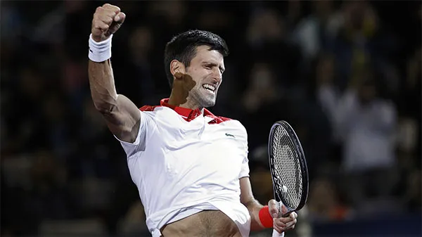 El serbio tras una victoria en el Masters 1000 de Shanghai