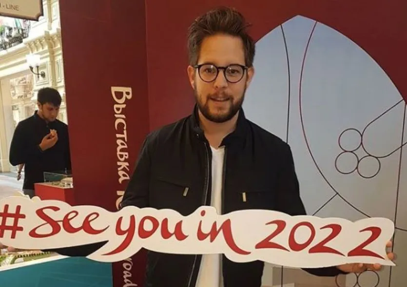 INSTAGRAM@ raoulpolloortiz Ortiz promocionando el próximo Mundial