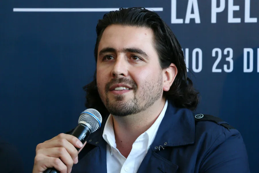 Amaury Vergara en la presentación de &quot;Chivas: La Película&quot;