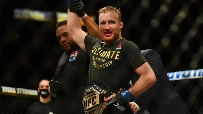 Justin Gaethje en UFC 249