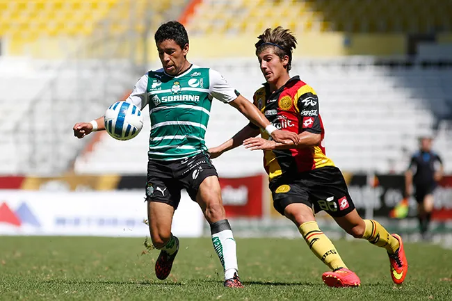 Bernal, en un juego de Santos Sub 20