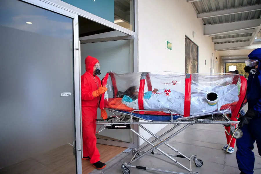 Paciente con coronavirus atendido en el AHR