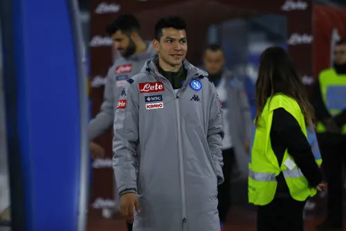 El Chucky no ha tenido mucha actividad con el Napoli