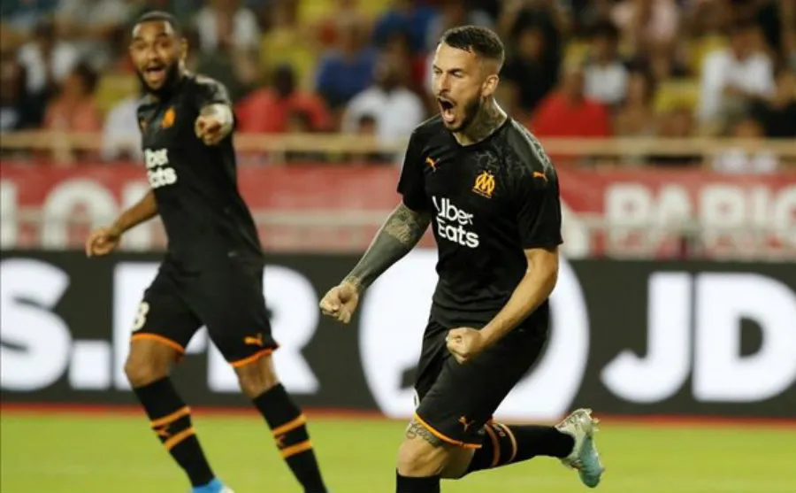 EFE El Pipa, tras marcar un tanto con Olympique de Marsella