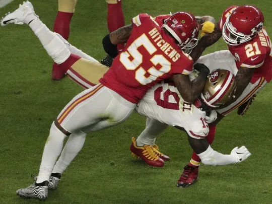 AP Anthony Hitchens en el Super Bowl