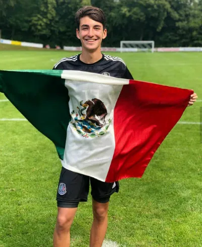 Diego Abreu con la Selección Mexicana