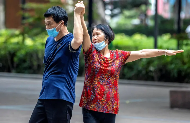 EFE Ciudadanos chinos después de la cuerentena