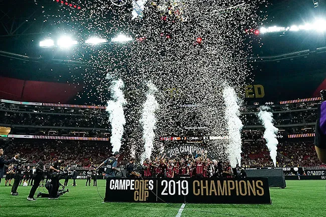 Atlanta United festeja la obtención de la última Campeones Cup